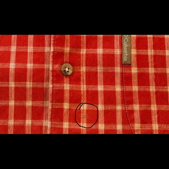 Columbia checked shirt sleeve button up shirt - Picture 6 of 6